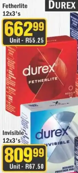 J&E Cash and Carry Durex Fetherlite offer