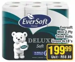 J&E Cash and Carry Eversoft Mini 2-Ply Toilet Rolls offer