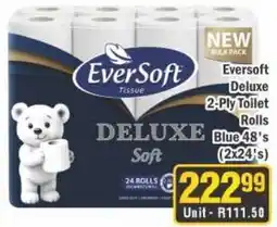 J&E Cash and Carry EverSoft Deluxe 2-Ply Toilet Rolls offer