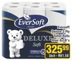 J&E Cash and Carry EverSoft Deluxe 2-Ply Toilet Rolls offer