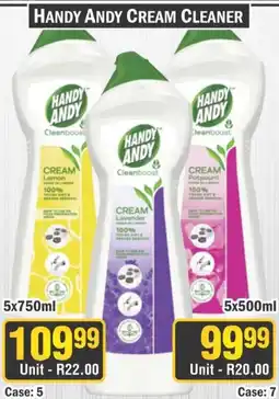 J&E Cash and Carry HANDY ANDY CREAM CLEANER offer