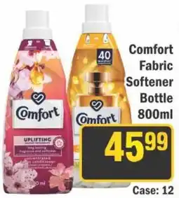 J&E Cash and Carry Comfort Fabric Softener Bottle offer