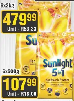 J&E Cash and Carry Sunlight 5in1 Handwash Powder offer