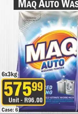 J&E Cash and Carry MAQ AUTO WASHING POWDER offer
