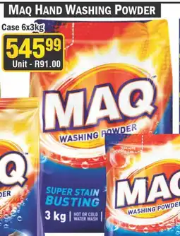 J&E Cash and Carry Maq hand washing powder offer