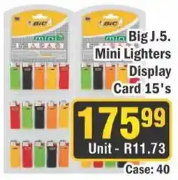 J&E Cash and Carry BIC Mini Lighters offer
