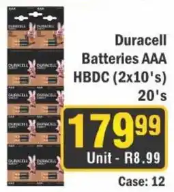 J&E Cash and Carry Duracell Batteries AAA offer