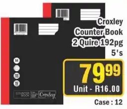J&E Cash and Carry Croxley Counter Book offer