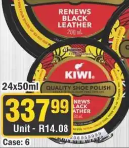 J&E Cash and Carry KIWI QUALITY SHOE POLISH offer