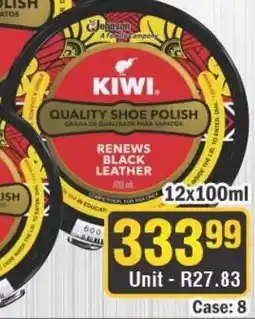J&E Cash and Carry KIWI QUALITY SHOE POLISH offer
