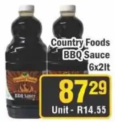 J&E Cash and Carry Country Foods BBQ Sauce offer