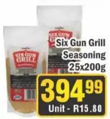J&E Cash and Carry Six Gun Grill Seasoning offer