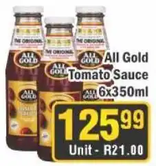 J&E Cash and Carry All Gold Tomato Sauce offer