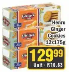 J&E Cash and Carry Henro Ginger Cookies offer