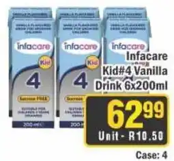 J&E Cash and Carry Infacare Kid#4 Vanilla Drink offer