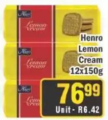 J&E Cash and Carry Henro Lemon Cream offer