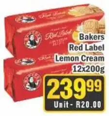 J&E Cash and Carry Bakers Red Label Lemon Cream offer