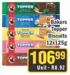 J&E Cash and Carry Bakers Topper Biscuits offer