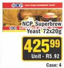 J&E Cash and Carry NCP Superbrew Yeast offer