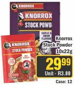 J&E Cash and Carry Knorrox Stock Powder offer