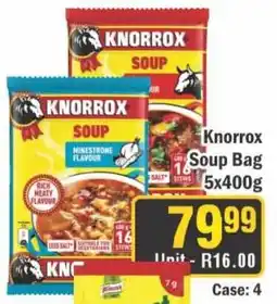 J&E Cash and Carry Knorrox Soup offer