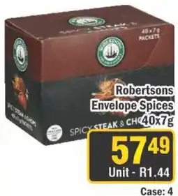 J&E Cash and Carry Robertsons Envelope Spices offer