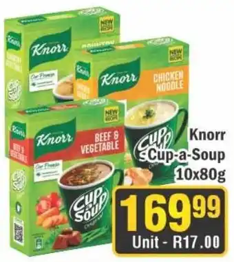 J&E Cash and Carry Knorr Cup-a-Soup offer
