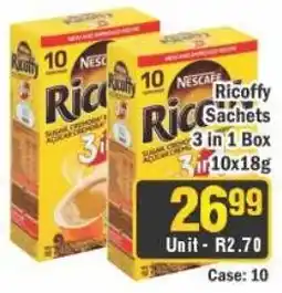 J&E Cash and Carry Nescafe Ricoffy Sachets offer