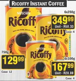 J&E Cash and Carry Nescafe Ricoffy Instant Coffee offer