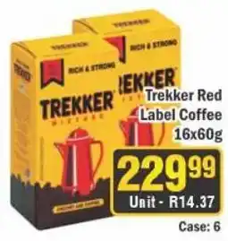 J&E Cash and Carry Trekker Red Label Coffee offer