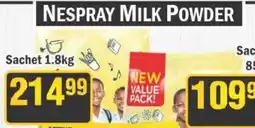 J&E Cash and Carry Nespray Milk Powder offer