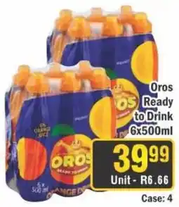 J&E Cash and Carry Oros Ready to Drink Orange Juice offer