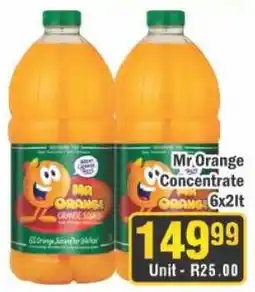 J&E Cash and Carry Mr Orange Concentrate offer