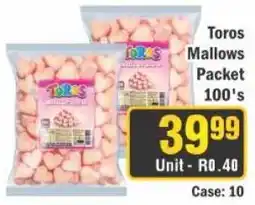 J&E Cash and Carry Toros Mallows Packet 100's offer