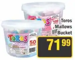J&E Cash and Carry Toros Mallows Bucket offer