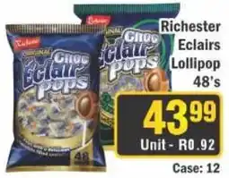 J&E Cash and Carry Richester Eclairs Lollipops offer