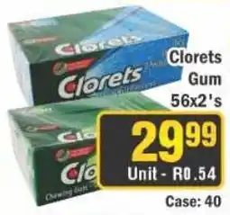 J&E Cash and Carry Clorets Gum offer