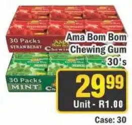 J&E Cash and Carry Ama Bom Bom Chewing Gum offer
