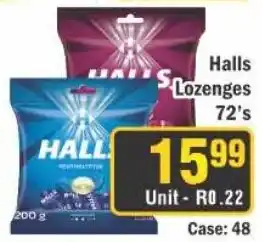 J&E Cash and Carry Halls Lozenges offer
