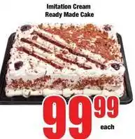 Boxer Imitation cream ready made cake offer