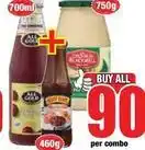 Boxer All gold tomato sauce & creamy blackwe sauce offer
