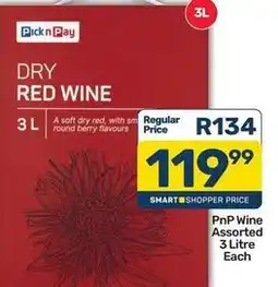 Pick n Pay Pick n pay - dry red wine offer