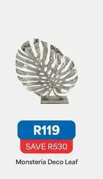OK Furniture Monstera deco leaf offer