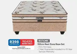 OK Furniture Restonic - rest zone base set offer