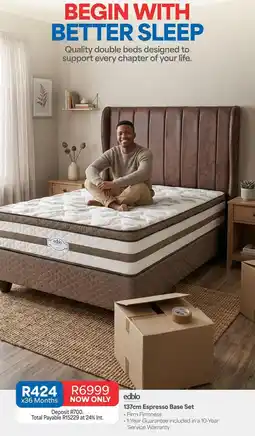OK Furniture Edblo - quality double beds offer