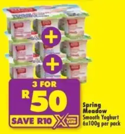 Shoprite Spring Meadow Smooth Yoghurt offer