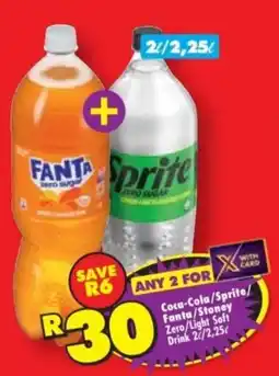 Shoprite Coca-Cola/Sprite/Fanta/Stoney Zero/Light Soft Drink offer