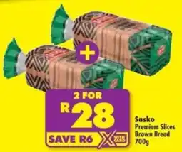Shoprite Sasko Premium Slices Brown Bread offer