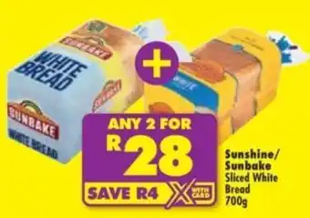 Sunbake Sliced White Bread