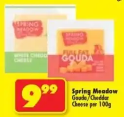 Shoprite Spring Meadow Gouda/Cheddar Cheese offer